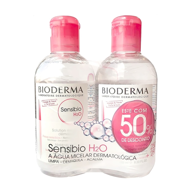 Gua Micelar Bioderma Sensibio H O Kit Com Unidades Gua Micelar Bioderma Sensibio H O