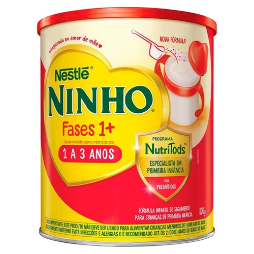 Composto Lácteo Nestlé Ninho Fases 1+ (1 a 3 anos) 800g - Composto ...