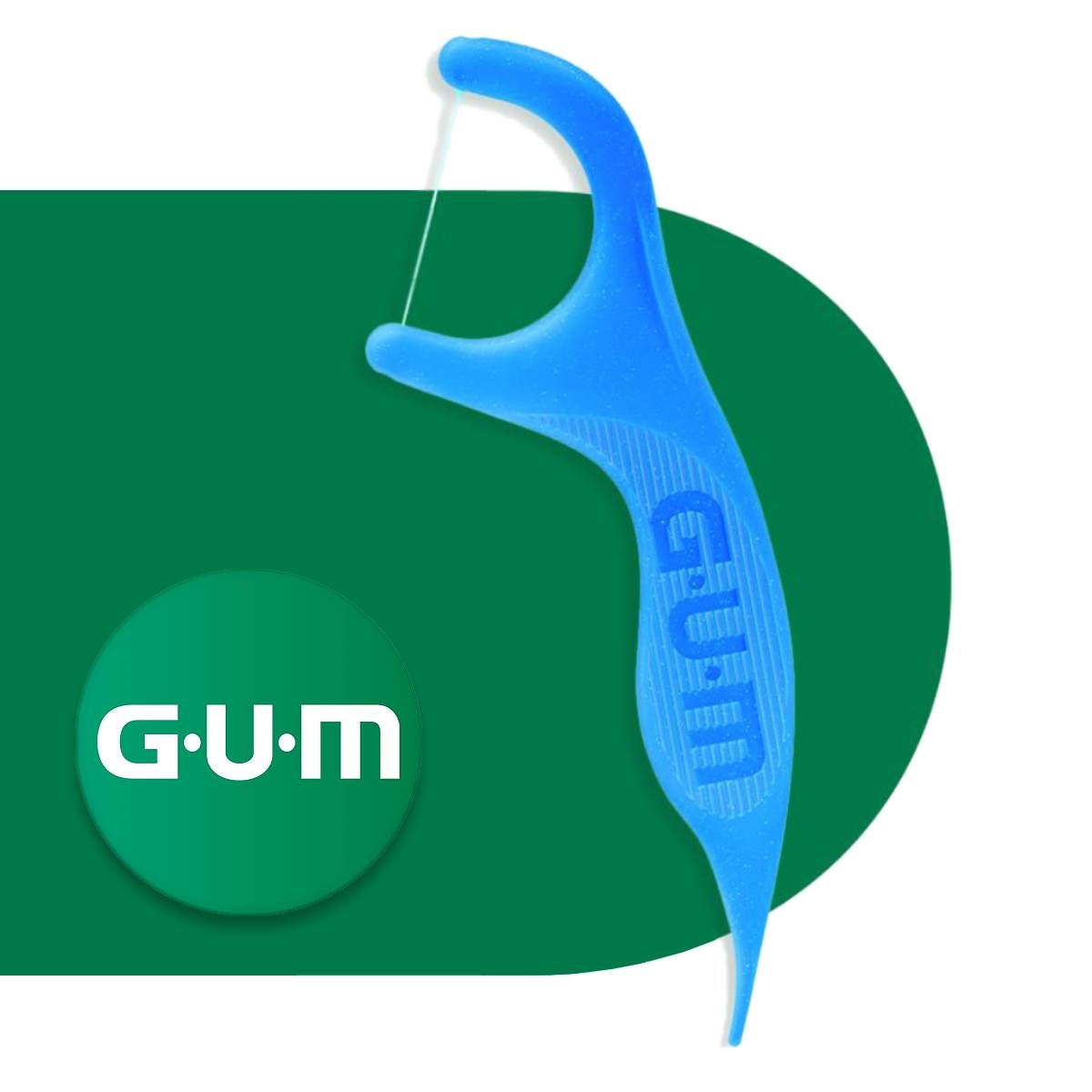 Fio Dental Gum Flossers Multiple Action com 40 Unidades Fio Dental