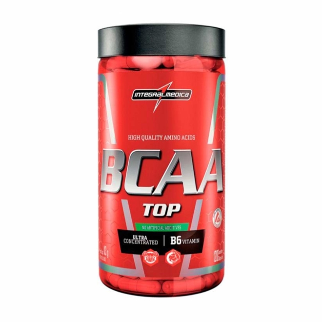 Aminoácidos Bcaa Integralmedica Top Ultra 120 Cápsulas Aminoácidos